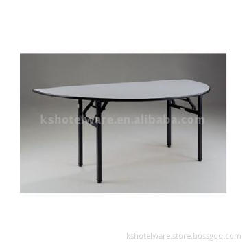 BANQUET FOLDABLE HALF ROUND  TABLE